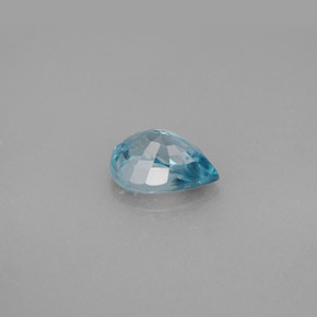 1,83 ctw natürlicher blauer Zirkon, Birnenform, VS