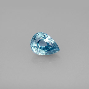 1,83 ctw natürlicher blauer Zirkon, Birnenform, VVS-VS