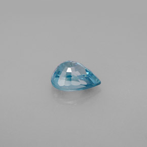 1,83 ctw natürlicher blauer Zirkon, Birnenform, VVS-VS