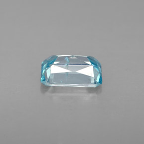 1,38 ctw natürlicher blauer Zirkon, Smaragdschliff, VS