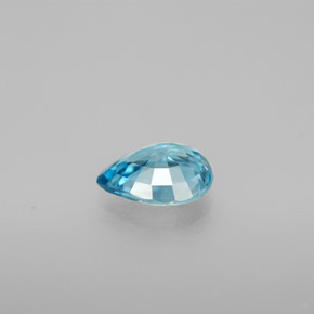 1,38 ctw natürlicher blauer Zirkon, Birnenform, VS