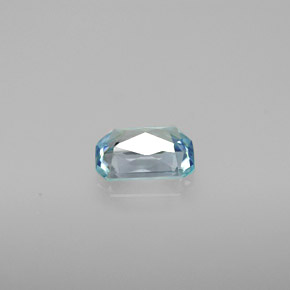 1,38 ctw natürlicher blauer Zirkon, Smaragdschliff, VVS-VS