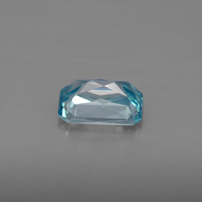 1,35 ctw natürlicher blauer Zirkon, Smaragdschliff, VVS-VS