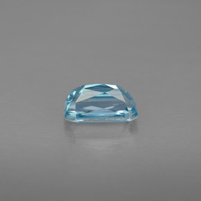 1,27 ctw natürlicher blauer Zirkon, Smaragdschliff, VVS-VS