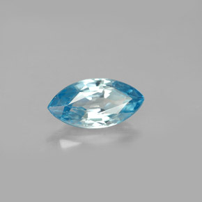 1,70 ctw natürlicher blauer Zirkon, Marquise, VS