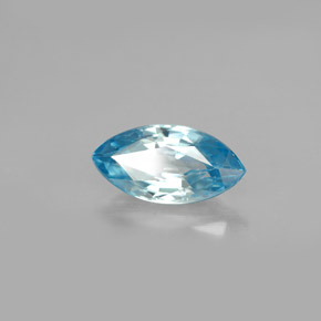1,70 ctw natürlicher blauer Zirkon, Marquise, VS