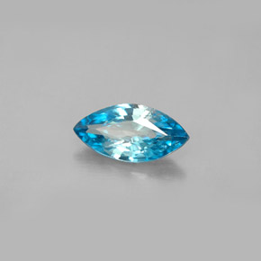 1,41 ctw natürlicher blauer Zirkon, Marquise, VS