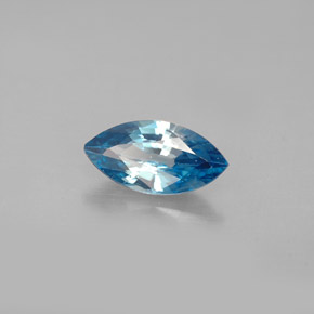 1,49 ctw natürlicher blauer Zirkon, Marquise, VVS-VS