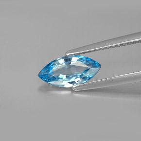 1,31 ctw natürlicher blauer Zirkon, Marquise, VVS-VS