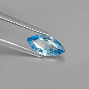 1,31 ctw natürlicher blauer Zirkon, Marquise, VVS-VS