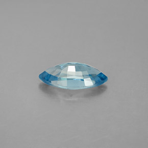 1,68 ctw natürlicher blauer Zirkon, Marquise, VVS-VS