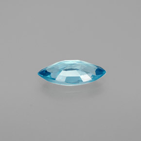 1,38 ctw natürlicher blauer Zirkon, Marquise, VVS-VS