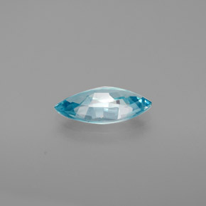 1,30 ctw natürlicher blauer Zirkon, Marquise, VVS-VS