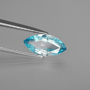 1,17 ctw natürlicher blauer Zirkon, Marquise, VS