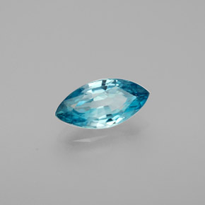 1,52 ctw natürlicher blauer Zirkon, Marquise, VVS-VS