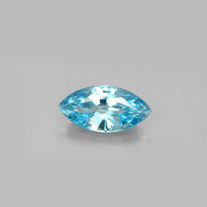 1,51 ctw natürlicher blauer Zirkon, Marquise, VS