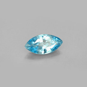 1,51 ctw natürlicher blauer Zirkon, Marquise, VS