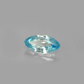 1,49 ctw natürlicher blauer Zirkon, Marquise, VVS-VS