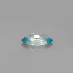 1,49 ctw natürlicher blauer Zirkon, Marquise, VVS-VS