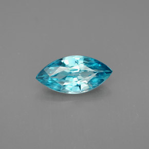 1,51 ctw natürlicher blauer Zirkon, Marquise, VVS