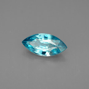 1,51 ctw natürlicher blauer Zirkon, Marquise, VVS