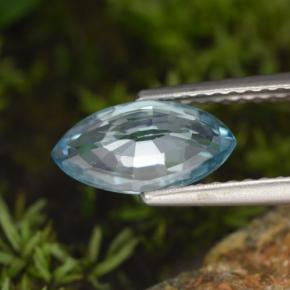 1,52 ctw natürlicher blauer Zirkon, Marquise, VVS
