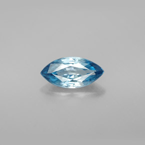 1,56 ctw natürlicher blauer Zirkon, Marquise, VVS