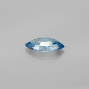 1,56 ctw natürlicher blauer Zirkon, Marquise, VVS