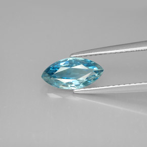 1,73 ctw natürlicher blauer Zirkon, Marquise, VVS-VS