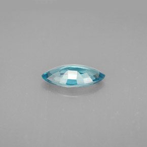 1,33 ctw natürlicher blauer Zirkon, Marquise, VS