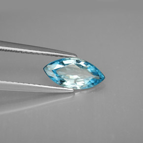 1,33 ctw natürlicher blauer Zirkon, Marquise, VVS-VS
