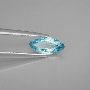 1,13 ctw natürlicher blauer Zirkon, Marquise, VVS