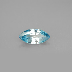 1,36 ctw natürlicher blauer Zirkon, Marquise, VVS