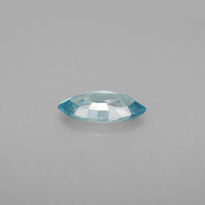 1,37 ctw natürlicher blauer Zirkon, Marquise, VVS