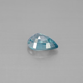 1,75 ctw natürlicher blauer Zirkon, Birnenform, VVS-VS