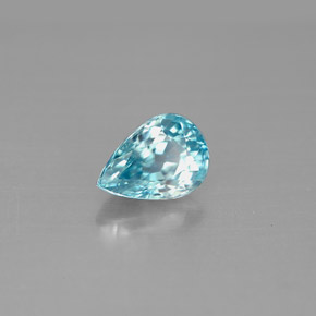 1,80 ctw natürlicher blauer Zirkon, Birnenform, VVS