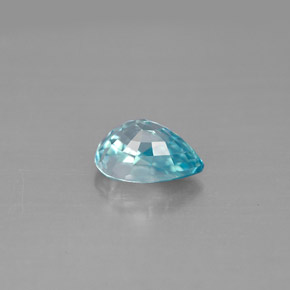 1,80 ctw natürlicher blauer Zirkon, Birnenform, VVS