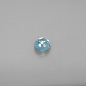 0,58 ctw natürlicher blauer Zirkon, Rundschliff, VVS-VS