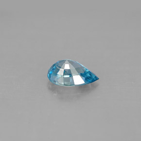 1,04 ctw natürlicher blauer Zirkon, Birnenform, VVS