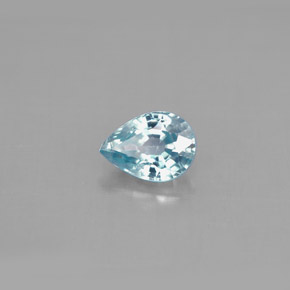 1,19 ctw natürlicher blauer Zirkon, Birnenform, VS