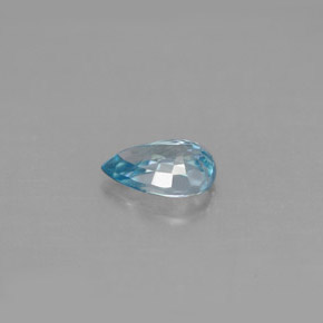1,03 ctw natürlicher blauer Zirkon, Birnenform, VS