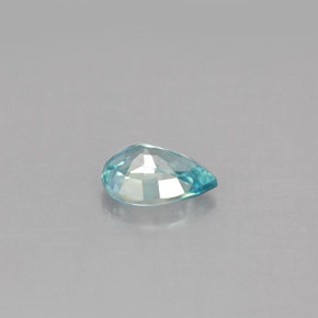 1,08 ctw natürlicher blauer Zirkon, Birnenform, VVS-VS