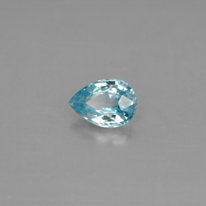 1,04 ctw natürlicher blauer Zirkon, Birnenform, VVS-VS