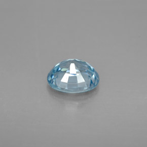 1,80 ctw natürlicher blauer Zirkon, Oval Schliff, VVS