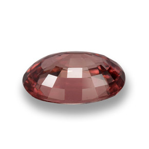 3,83 ctw natürlicher roter Zirkon, Oval Schliff, VVS