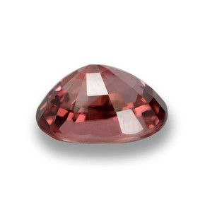 3,95 ctw natürlicher roter Zirkon, Oval Schliff, VVS-VS