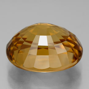 22,80 ctw natürlicher gelber Zirkon, Oval Schliff, VVS