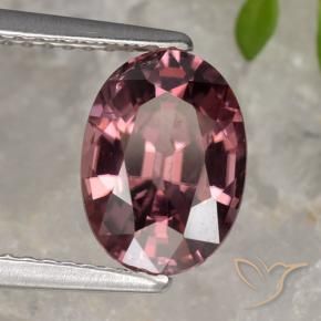 9,17 ctw natürlicher tiefrot Zirkon, Oval, VVS-VS