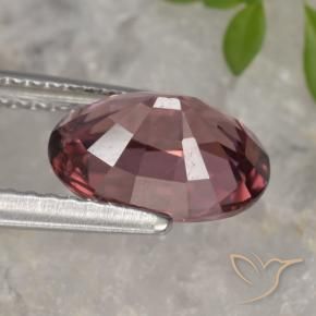 9,17 ctw natürlicher tiefrot Zirkon, Oval, VVS-VS