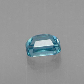 0,41 ctw natürlicher blauer Zirkon, Smaragdschliff, VVS-VS